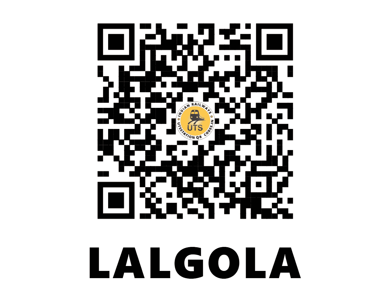 UTS QR Code for LALGOLA - LGL (ER - WEST BENGAL)